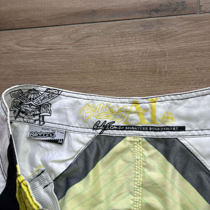 Y2K Billabong Andy Irons Samurai Boardies | W34"