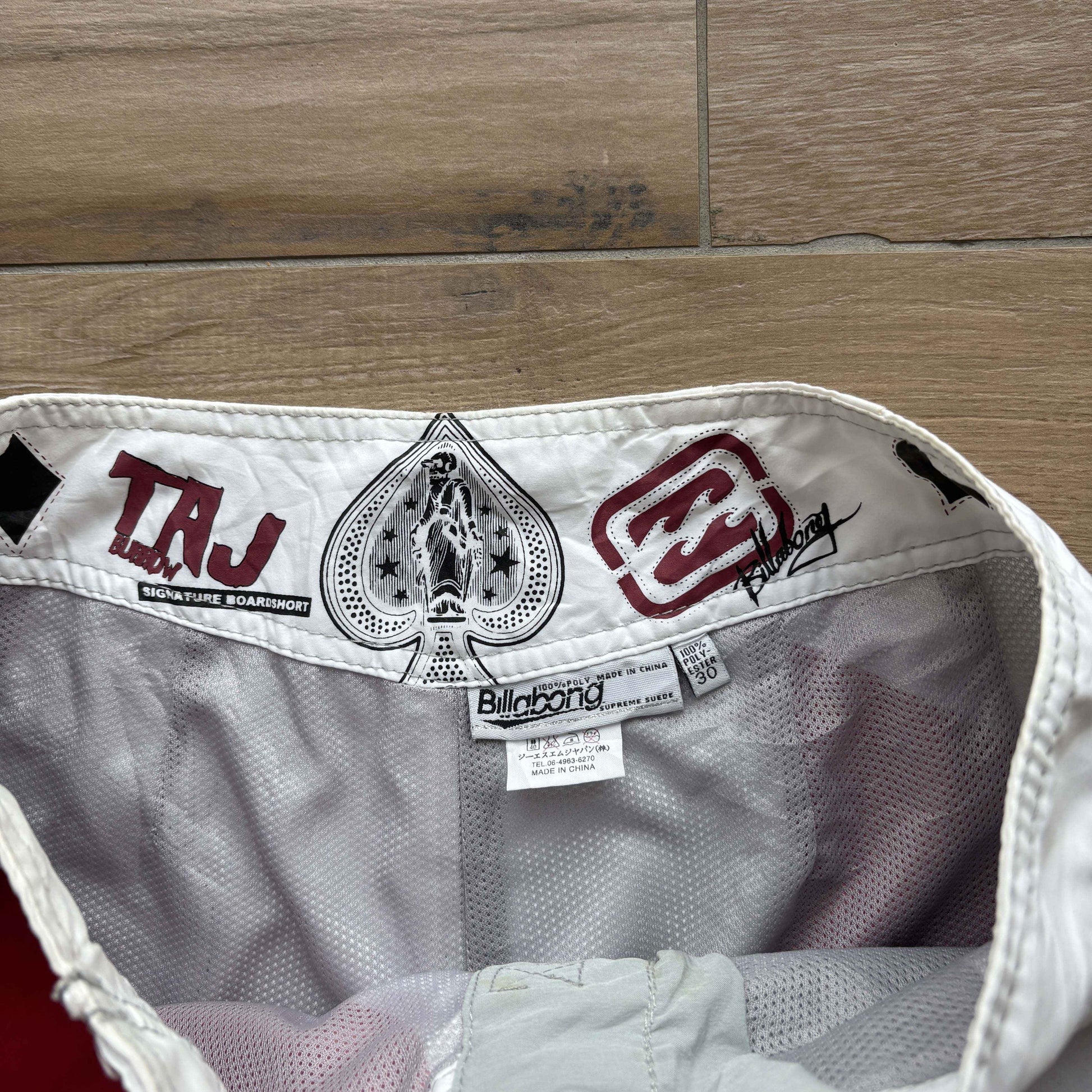 Y2K Taj Burrow Ace of Spades Boardies | W30"
