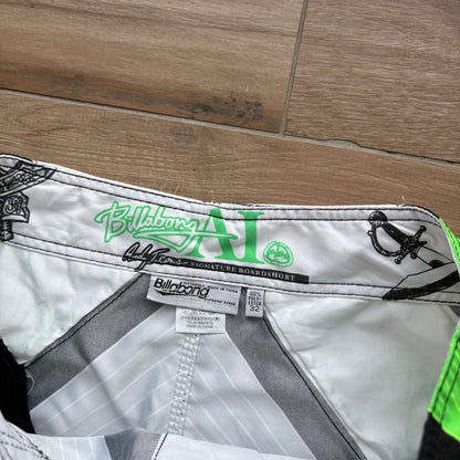 Y2K Billabong Andy Irons Samurai Boardies | W32"