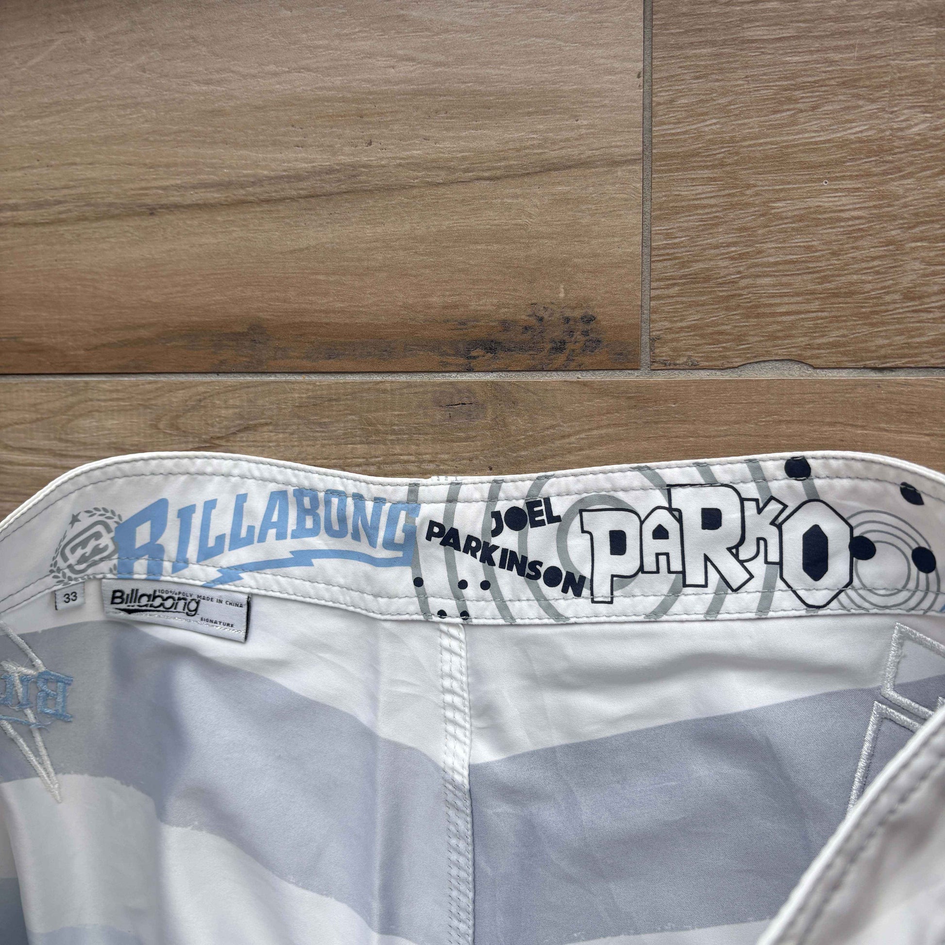 Y2K Joel Parko Striped Boardies | W33"