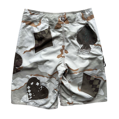 Y2K Taj Burrow Ace of Spades Camo Boardies | W30"
