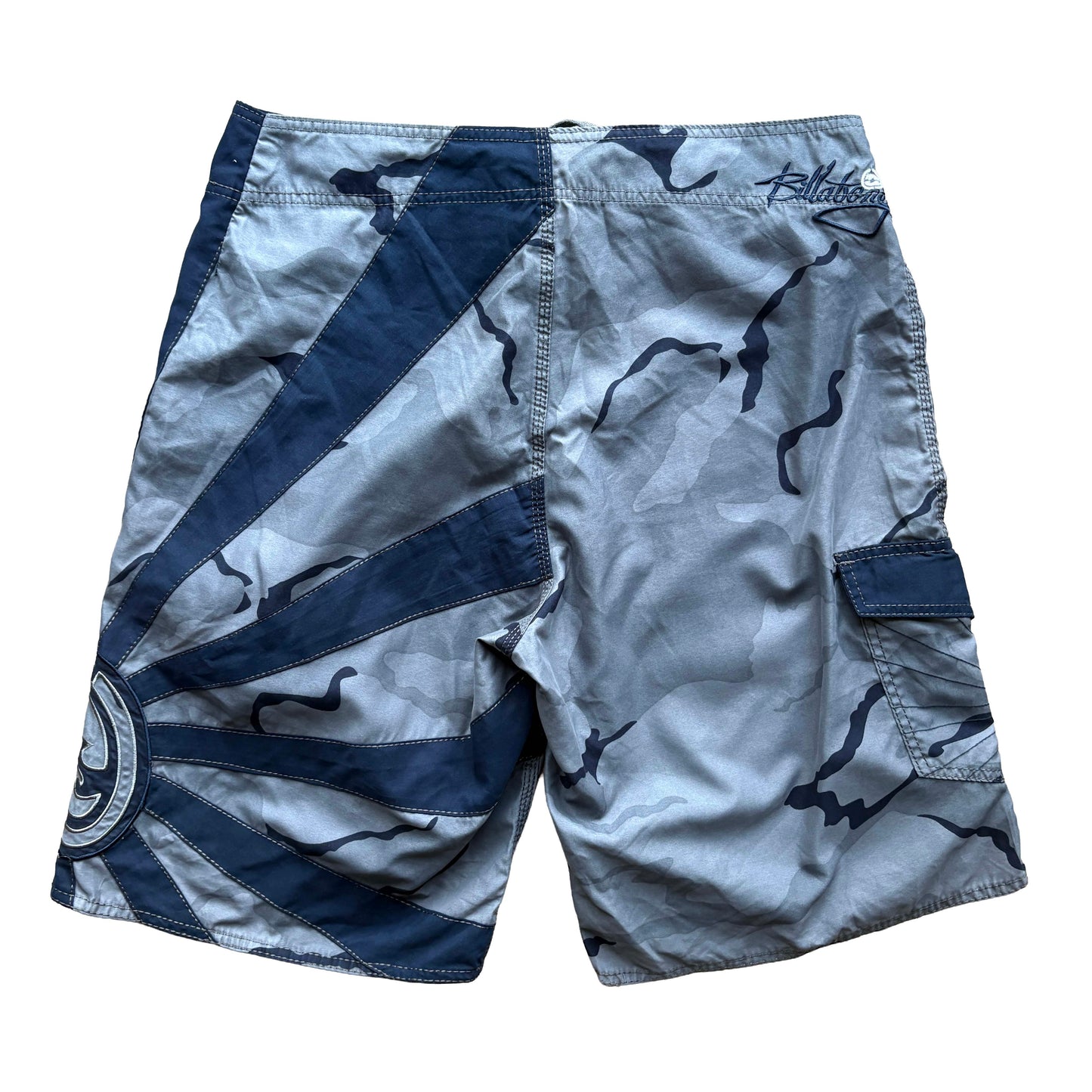 Y2K Billabong Andy Irons Rising Sun Boardies | W36"