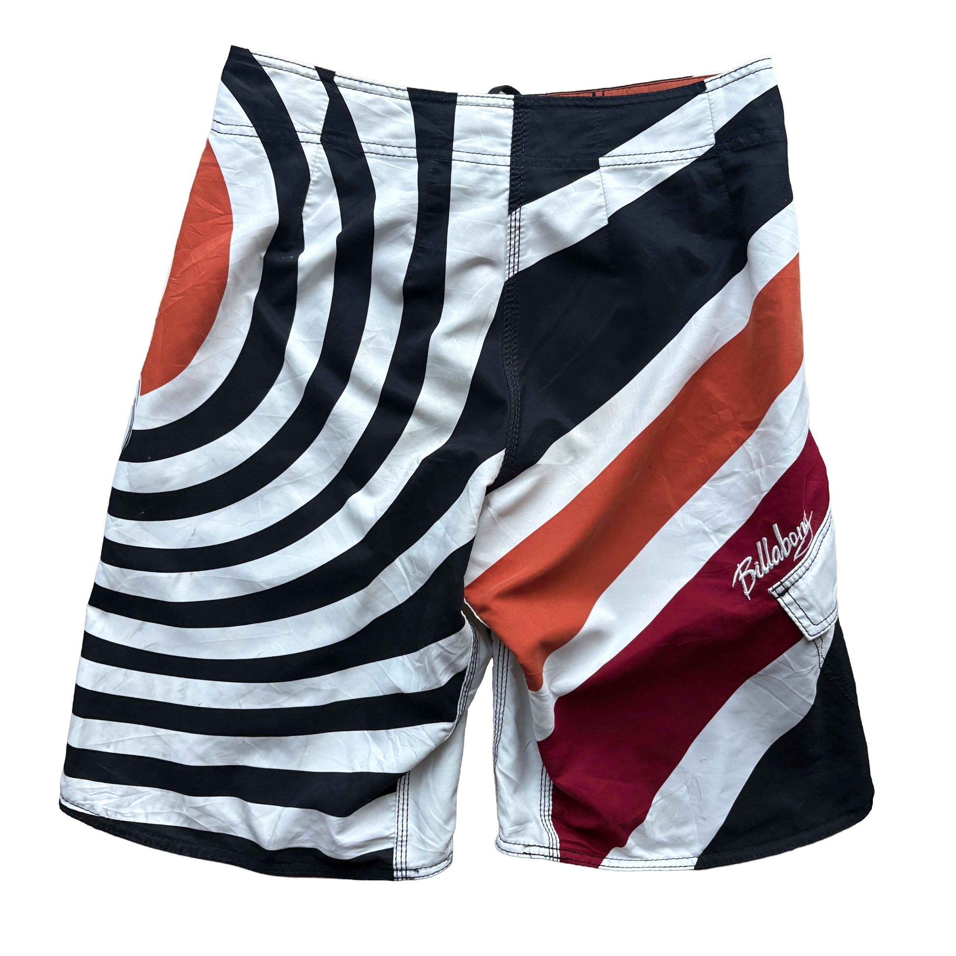 Y2K Billabong Graff Swirl Boardies | W32"
