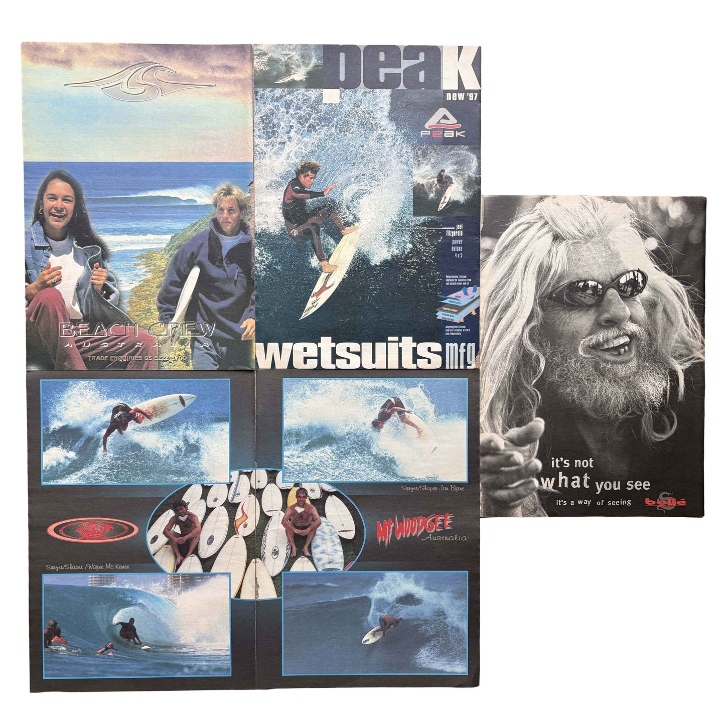Vintage Surf Poster Pack 9.11 | A3
