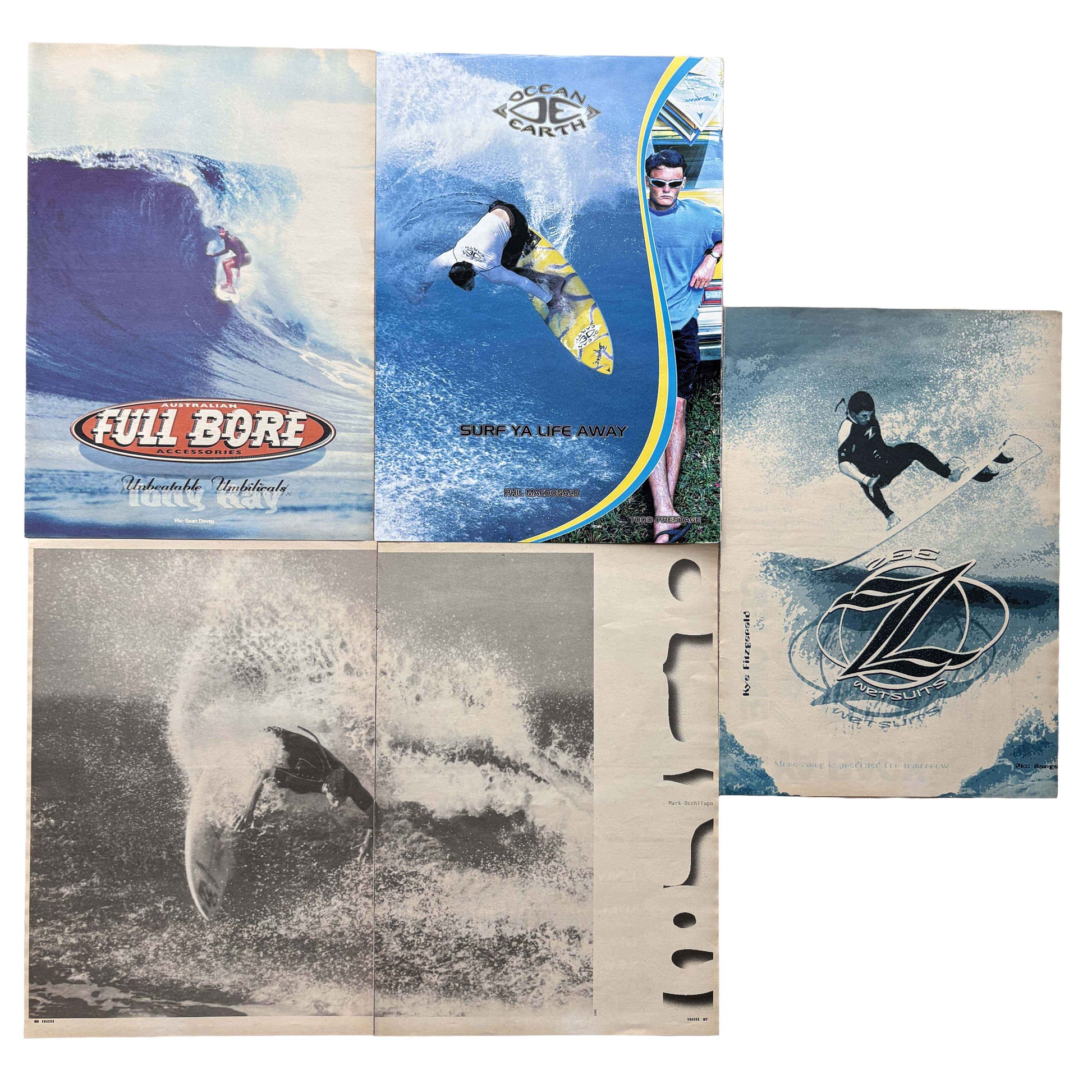 Vintage Surf Poster Pack 9.9 | A3