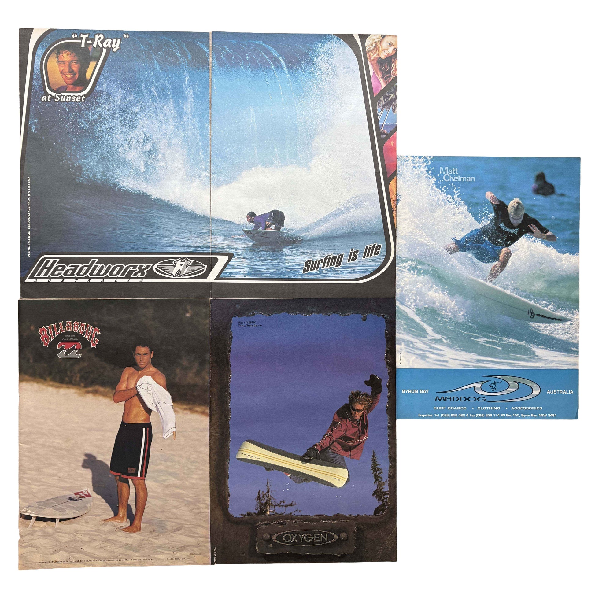 Vintage Surf Poster Pack 9.5 | A3