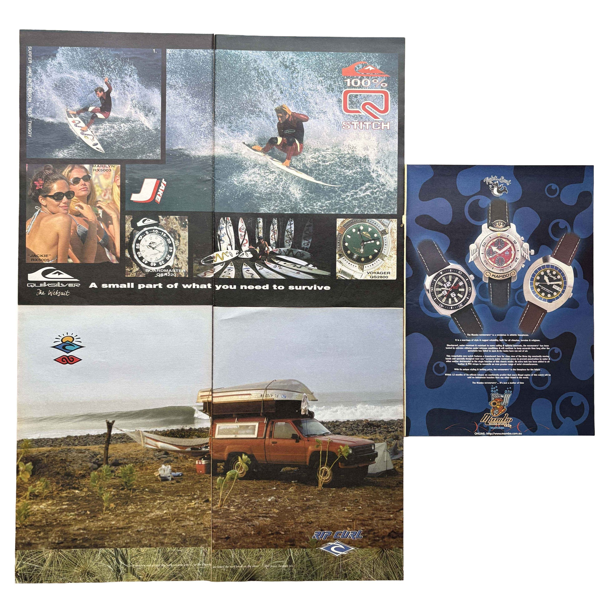 Vintage Surf Poster Pack 9.4 | A3