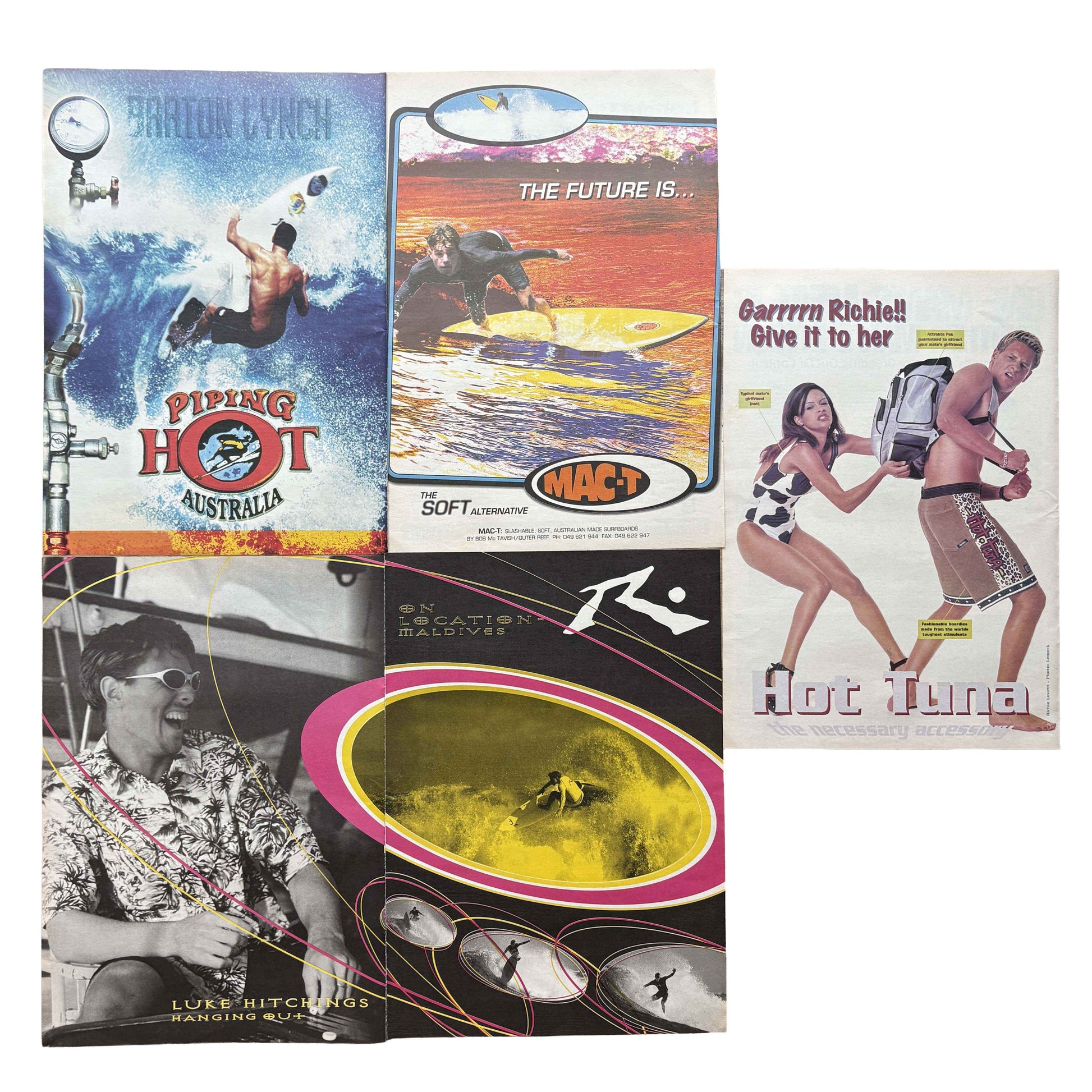 Vintage Surf Poster Pack 9.3 | A3