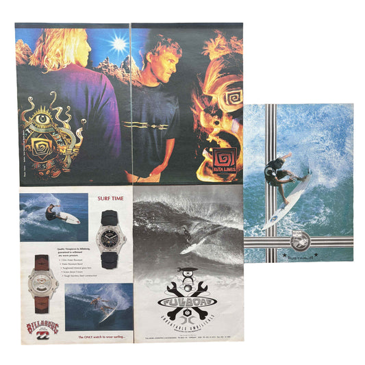 Vintage Surf Poster Pack 9.2 | A3