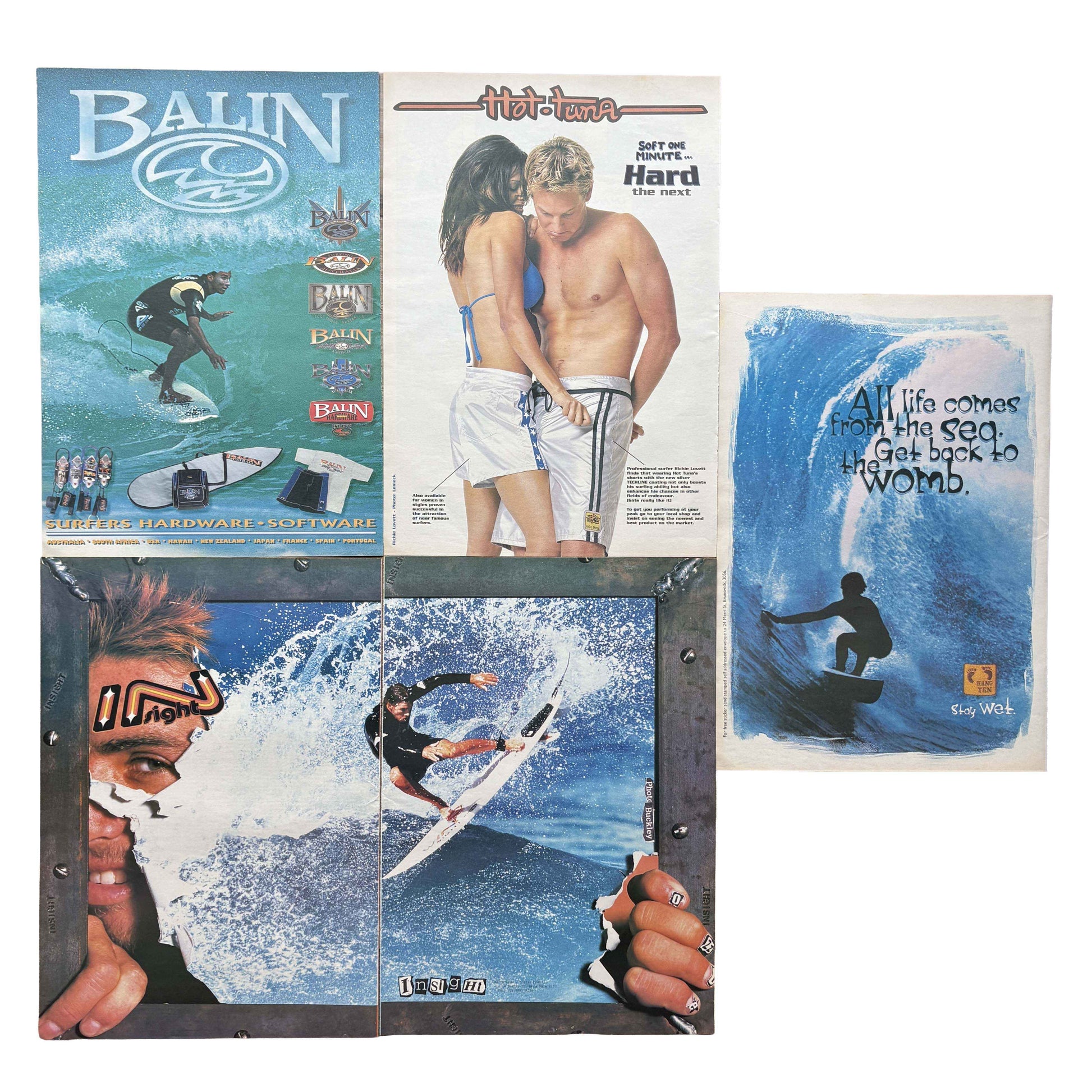 Vintage Surf Poster Pack 9.1 | A3