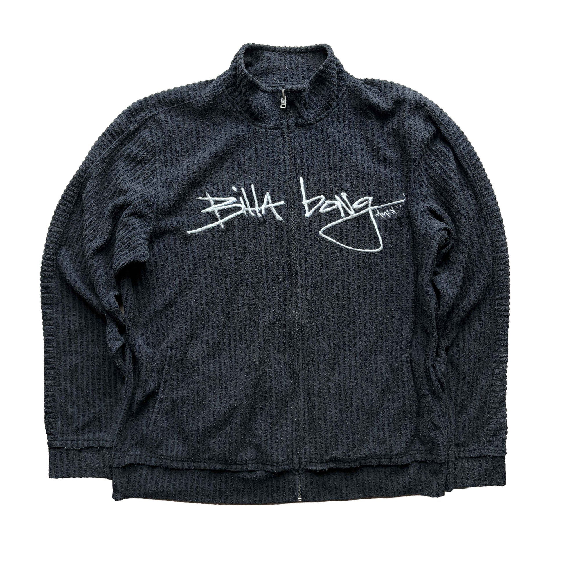 2000s Billabong Ribbed Zip Up Jacket | L