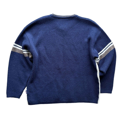 90s Oneill Knit V-Neck Jumper | S
