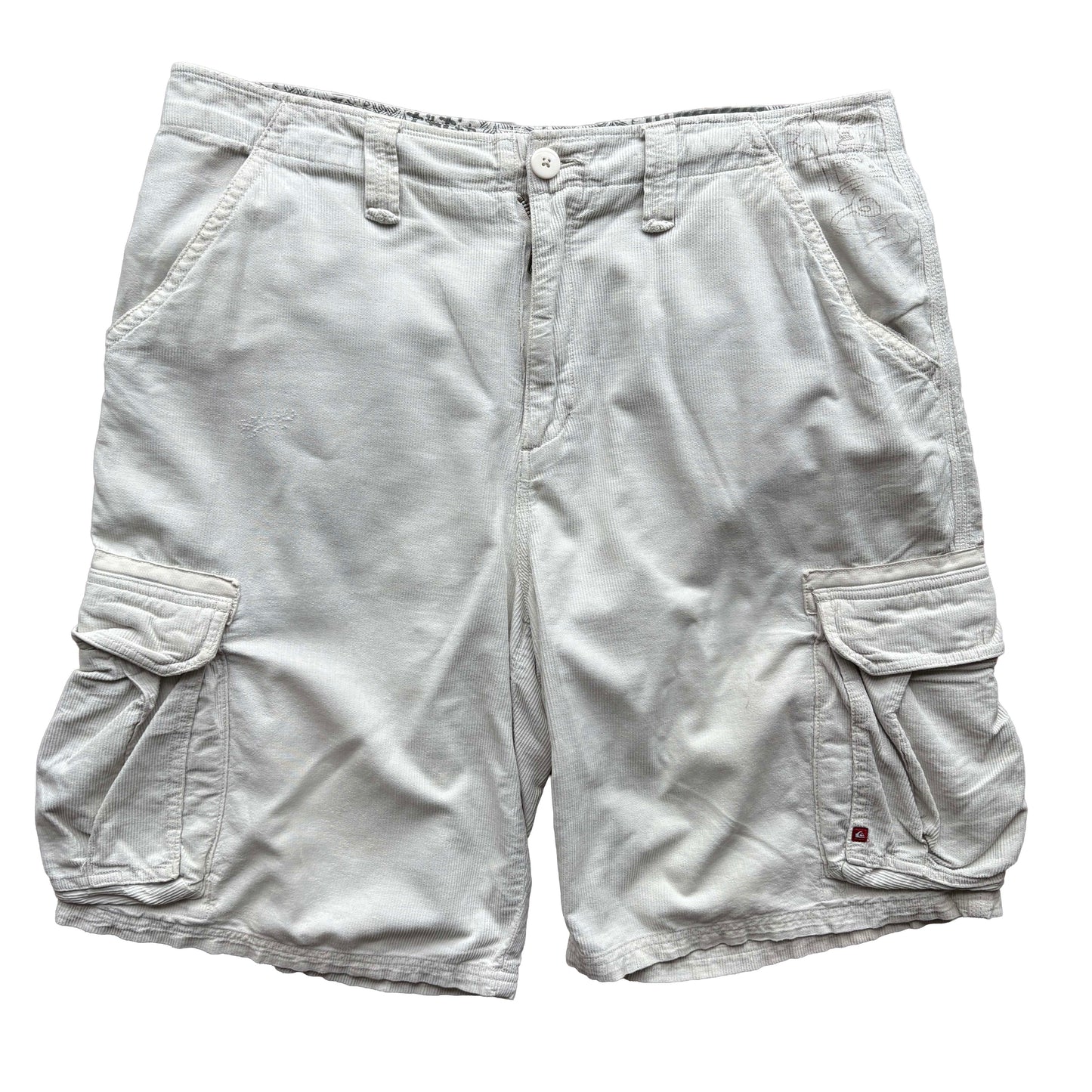 Y2K Quiksilver Cargo Corduroy Shorts | W34"