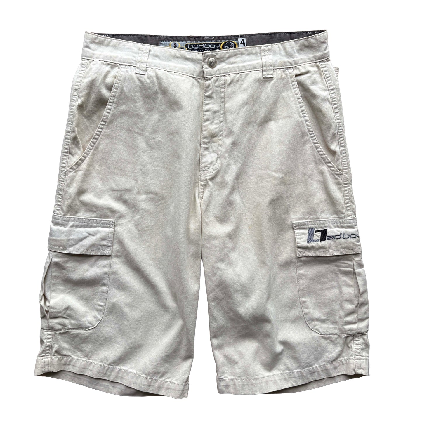 90s Bad Boy Tech Cargo Shorts | W32"