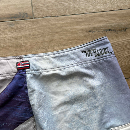 RARE Y2K Billabong Andy Irons Rising Sun Boardies | W38"