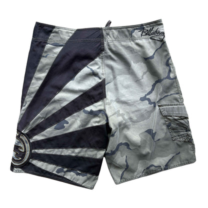 Y2K Billabong Andy Irons Rising Sun Boardies | W38"