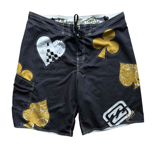 Y2K Taj Burrow Ace of Spades Boardies | W38"