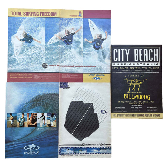 Vintage Surf Poster Pack 10.3 | A3
