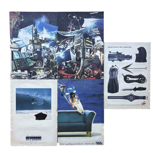 Vintage Surf Poster Pack 10.8 | A3