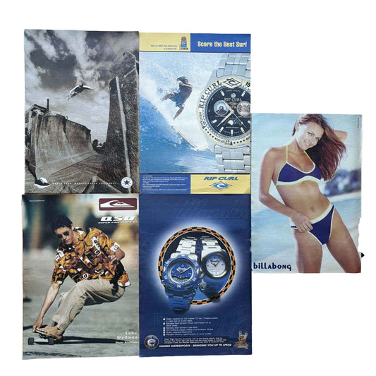 Vintage Surf Poster Pack 10.14 | A3