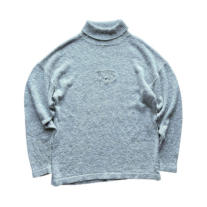 90s Billabong Turtleneck Knit Jumper | XL