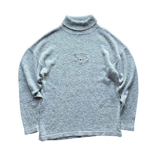 90s Billabong Turtleneck Knit Jumper | XL