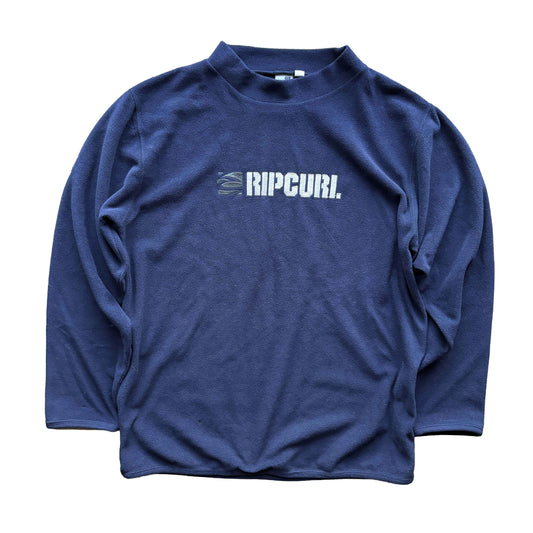 Y2K Rip Curl Fleece Mockneck Jumper | M