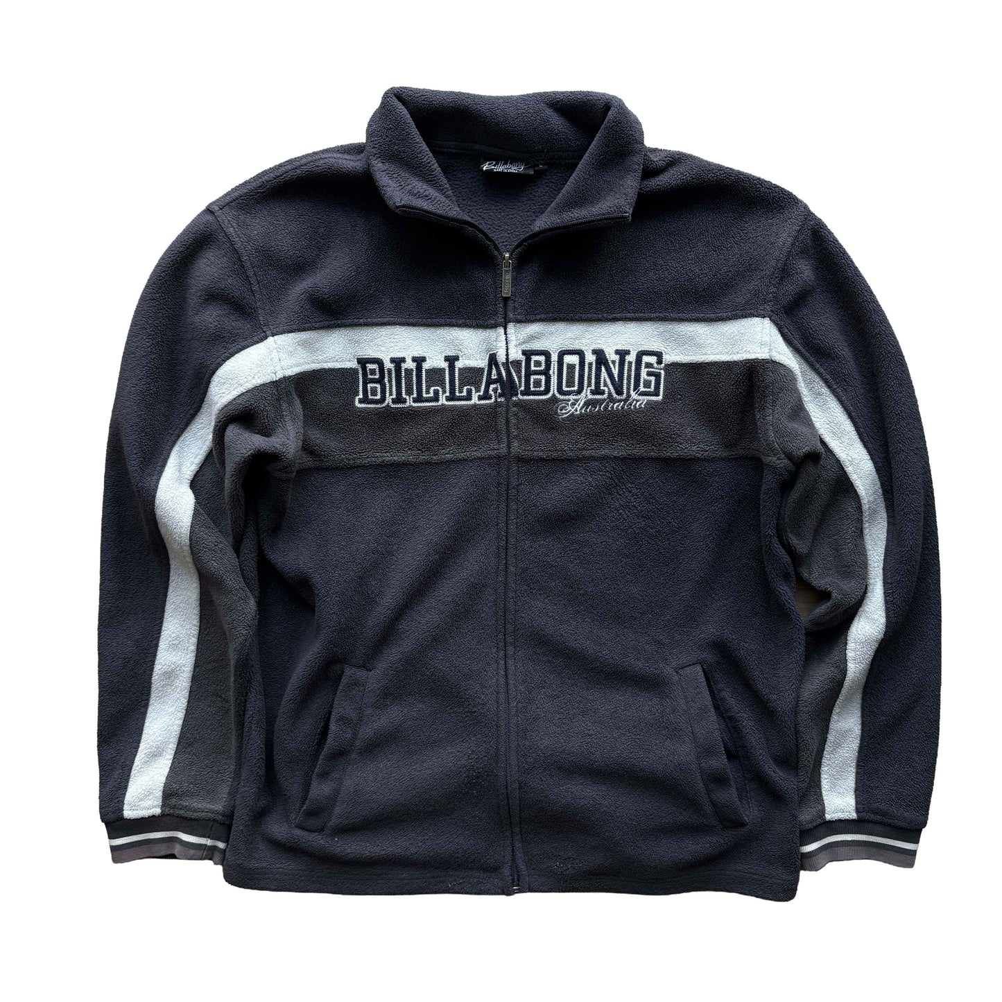 Y2K Billabong Full Zip Fleece Jumper | L