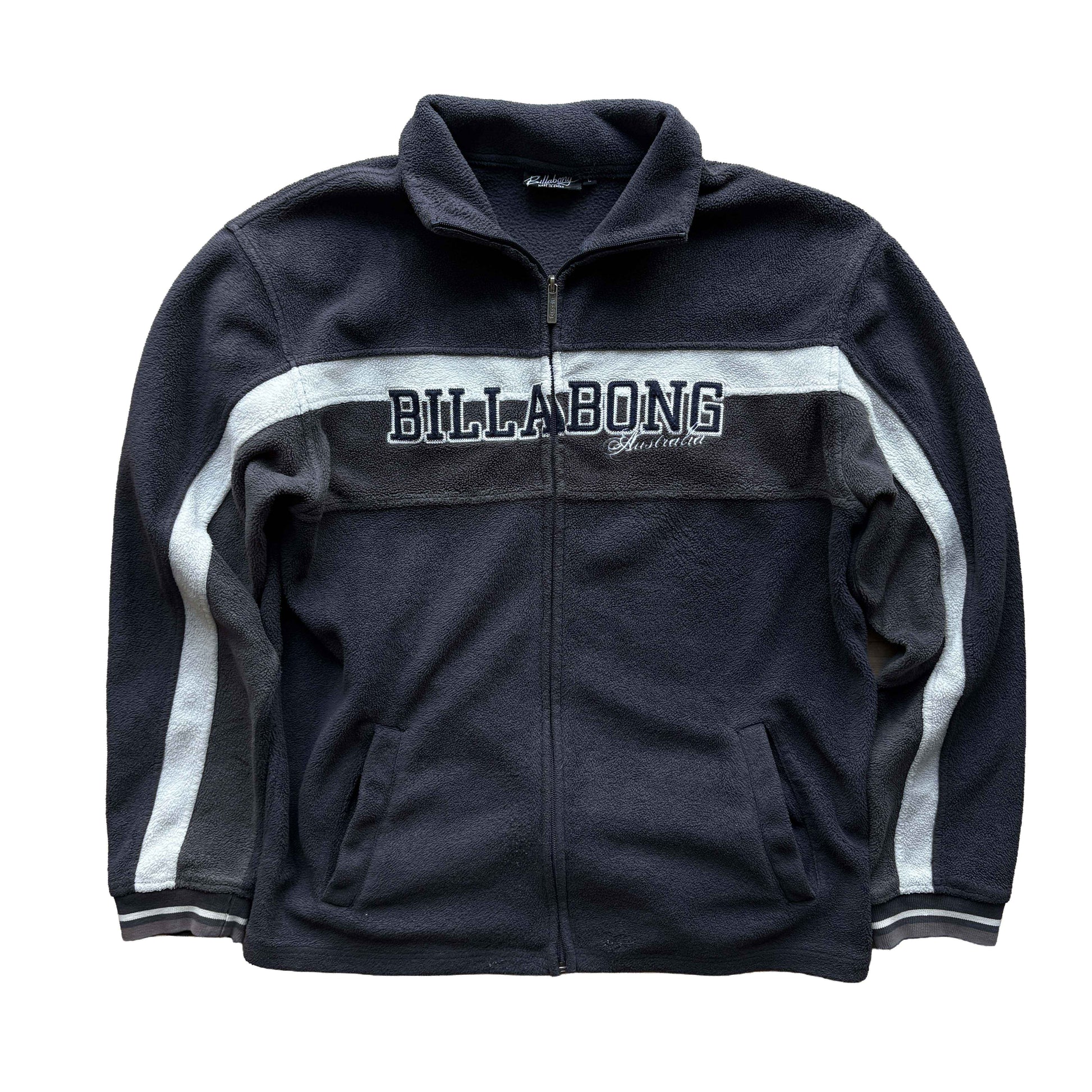 Y2K Billabong Full Zip Fleece Jumper | L