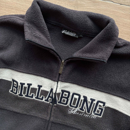 Y2K Billabong Full Zip Fleece Jumper | L