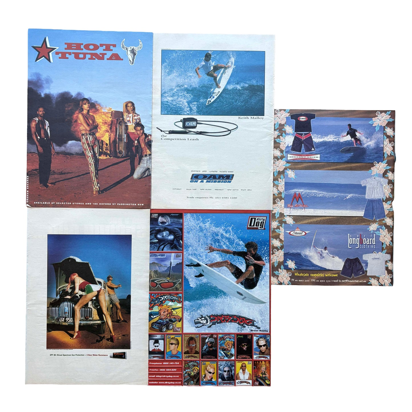 Vintage Surf Poster Pack 11.19 | A3