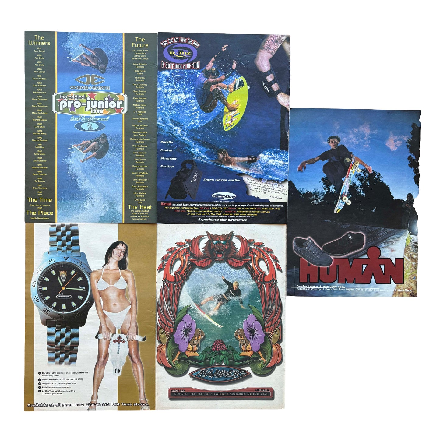 Vintage Surf Poster Pack 11.18 | A3