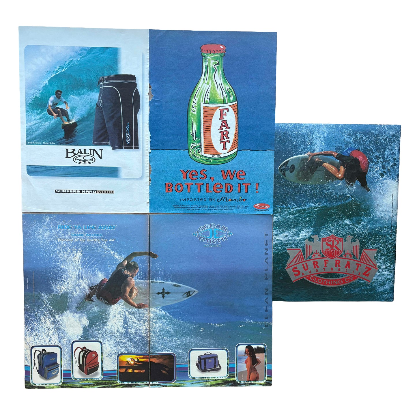 Vintage Surf Poster Pack 11.13 | A3