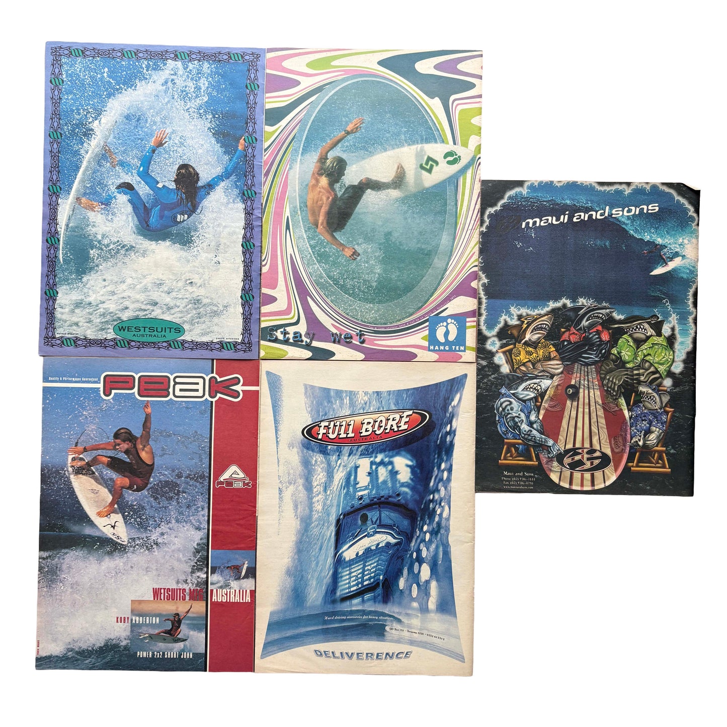 Vintage Surf Poster Pack 11.11 | A3
