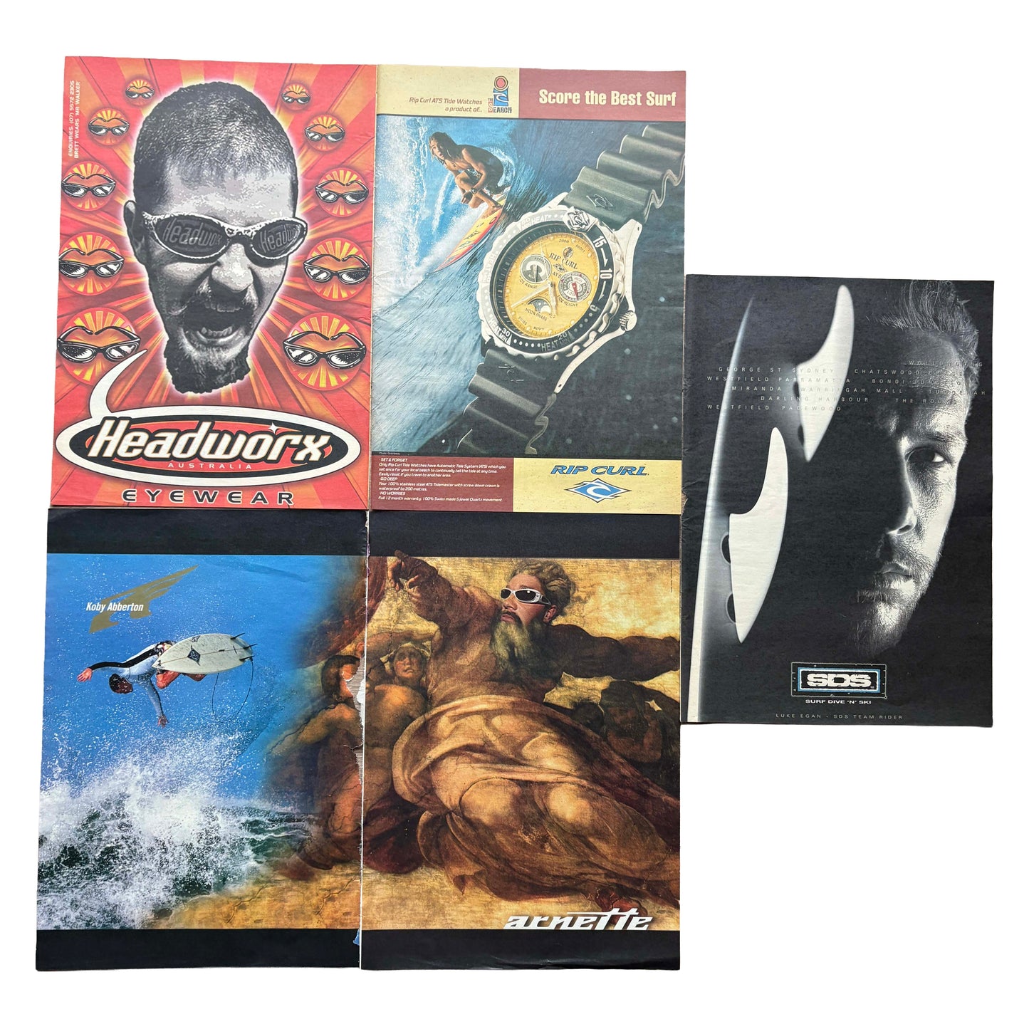 Vintage Surf Poster Pack 11.10 | A3