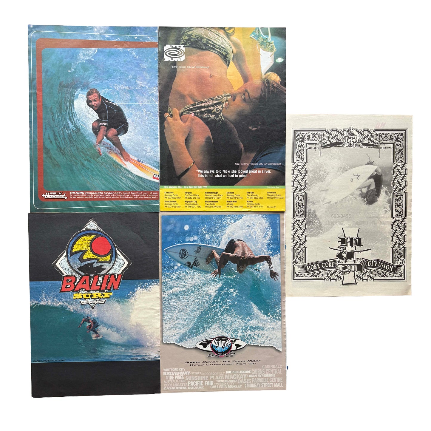 Vintage Surf Poster Pack 11.6 | A3
