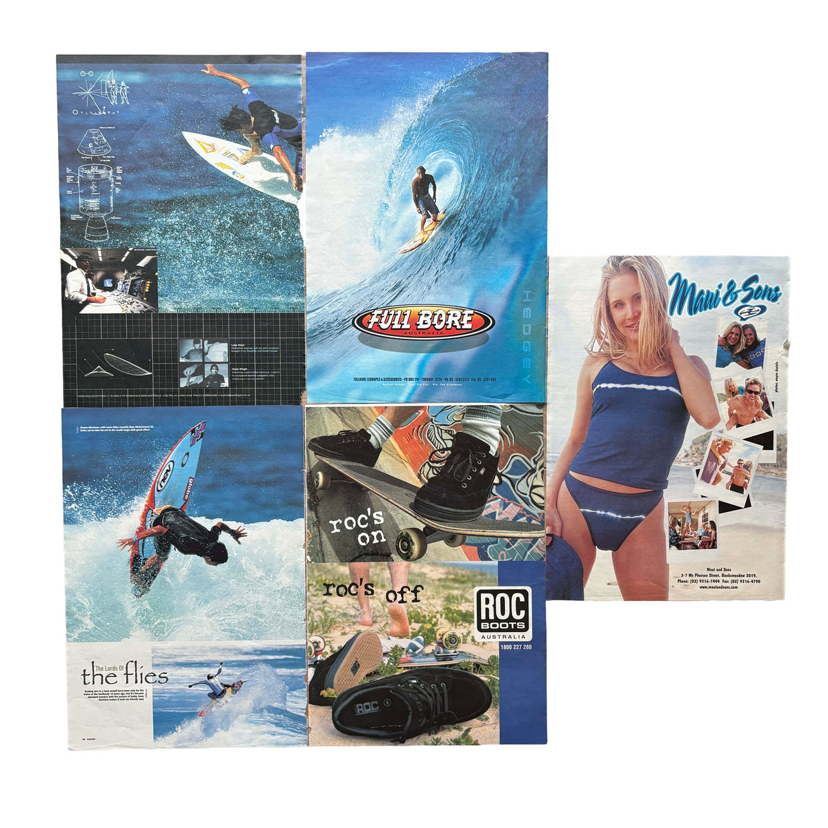 Vintage Surf Poster Pack 11.4 | A3