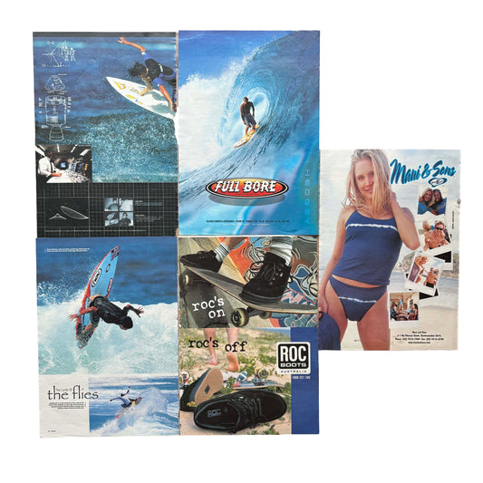 Vintage Surf Poster Pack 11.4 | A3
