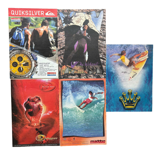 Vintage Surf Poster Pack 11.3 | A3