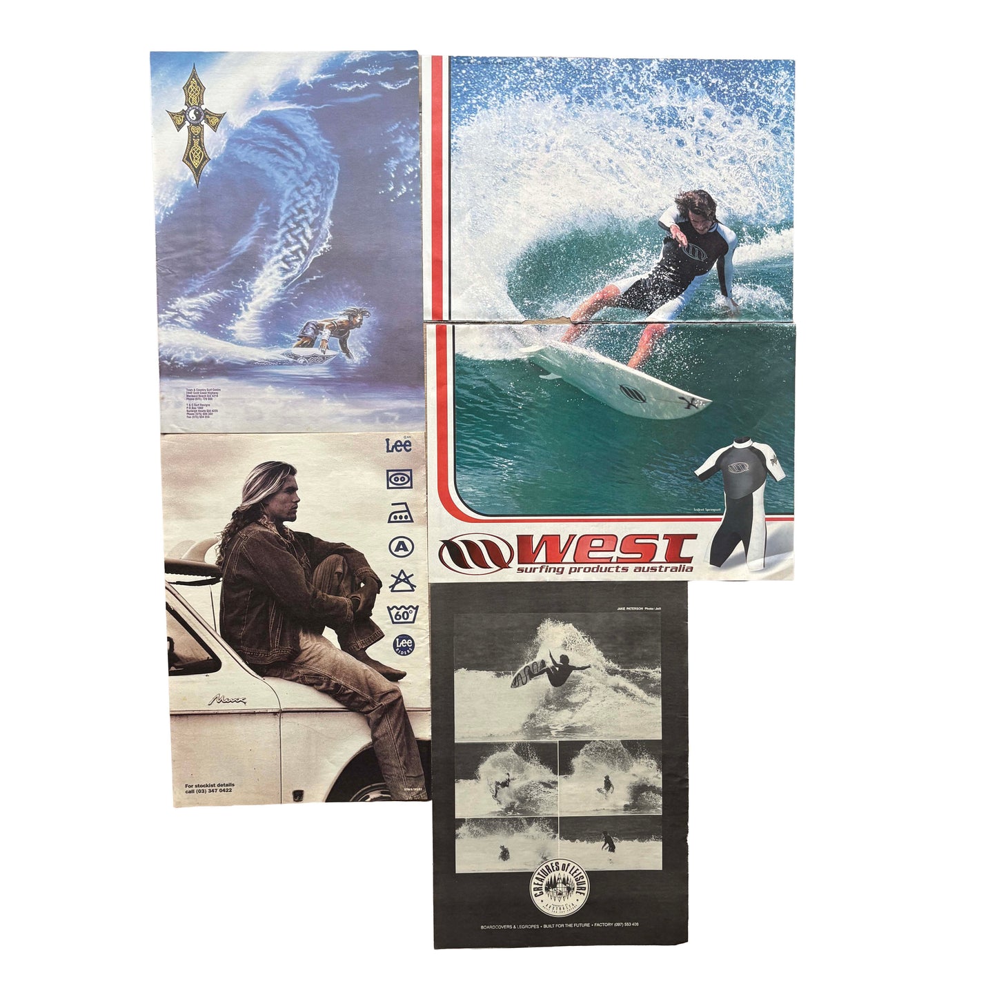 Vintage Surf Poster Pack 11.1 | A3