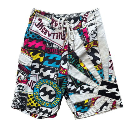 Y2K Billabong Rising Sun Boardies | W24"