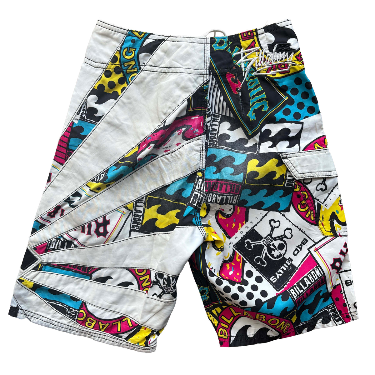 Y2K Billabong Rising Sun Boardies | W24"