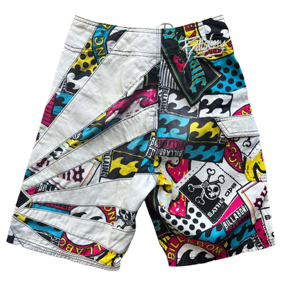 Y2K Billabong Rising Sun Boardies | W24"
