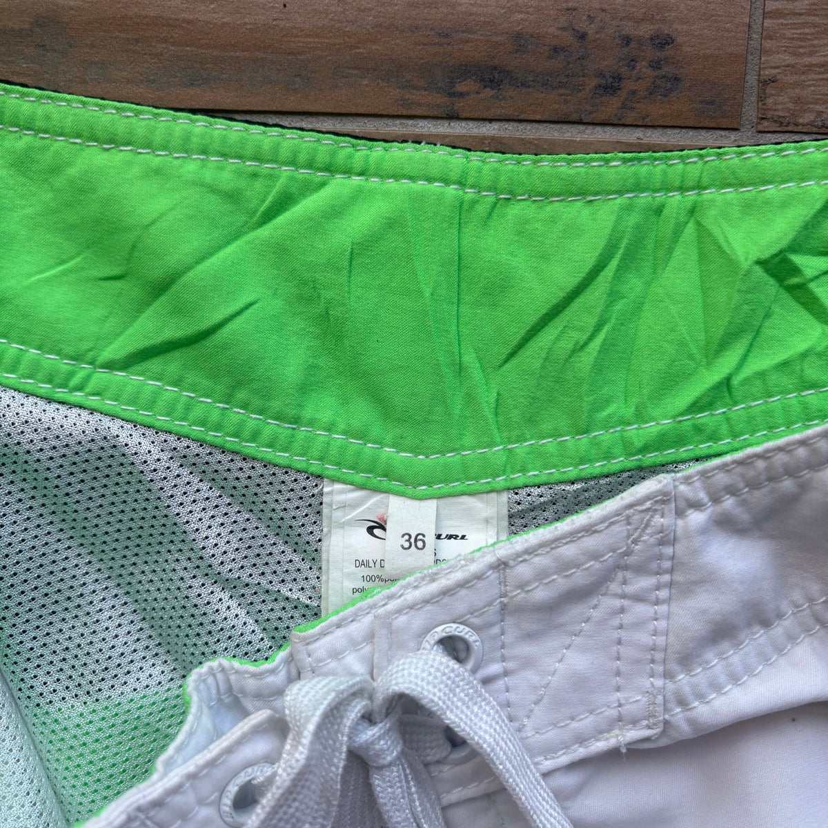 Y2K Rip Curl Side Wrap Boardies | W36"