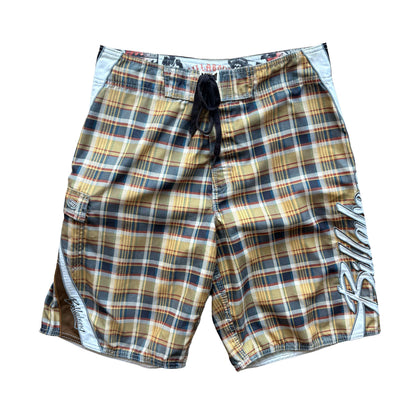 Vintage Occy Plaid Signature Boardies | W32"