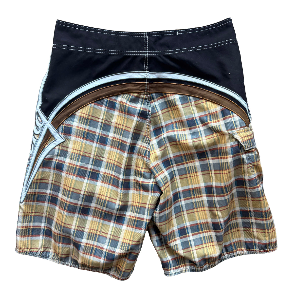 Vintage Occy Plaid Signature Boardies | W32"