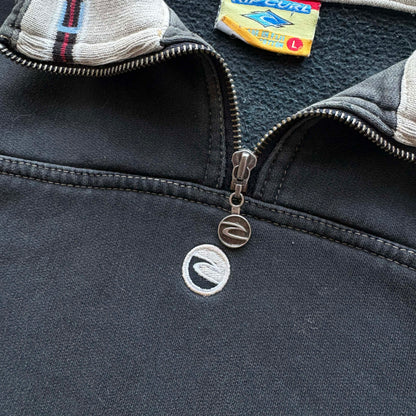 RARE 90s Rip Curl 1/4 Zip Jumper | XL