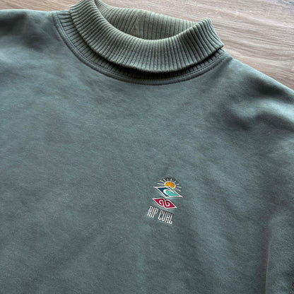 RARE 90s Rip Curl Turtleneck Jumper | XL