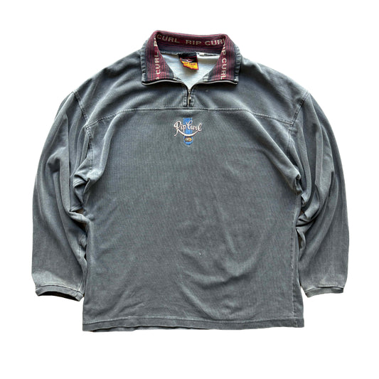 RARE 90s Rip Curl 1/4 Zip Jumper | XL