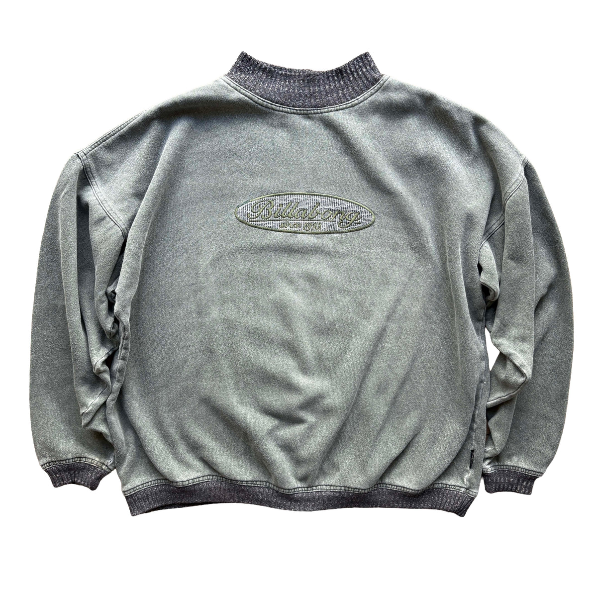RARE 1993 Billabong Mock Neck Jumper | L